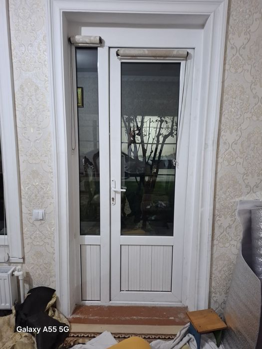 Акфа пластмас эшик сотилади!