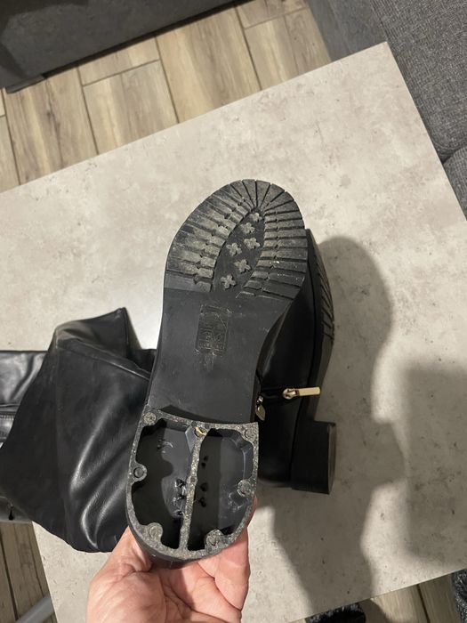 Cizme din piele , îmblanite