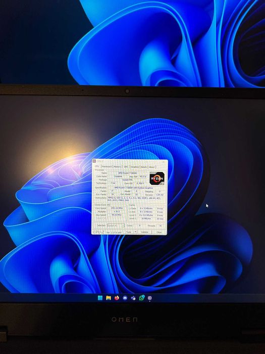 HP OMEN 15, AMD Ryzen 7 5800H, 32GB, 512 GB SSD, GeForce RTX 3060 6GB