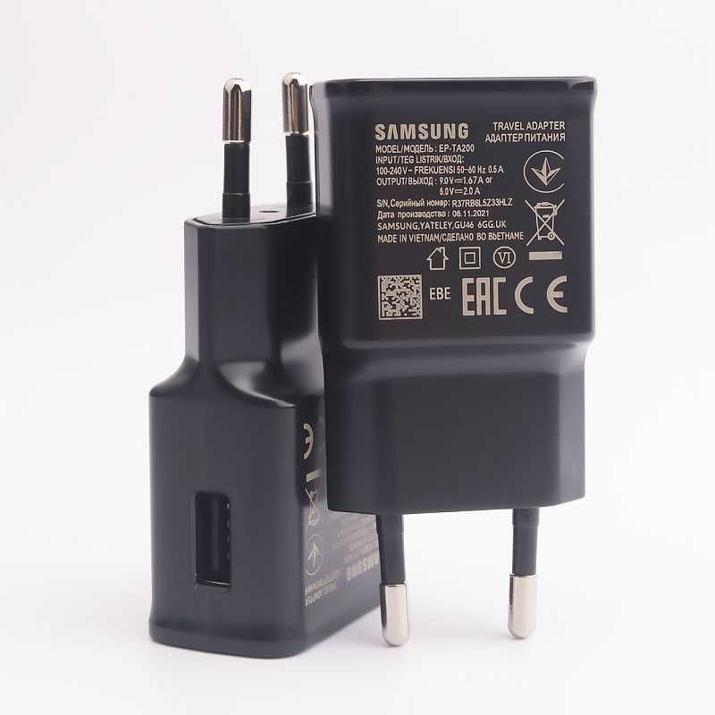 Зарядно на Samsung с адаптер и кабел тип C
