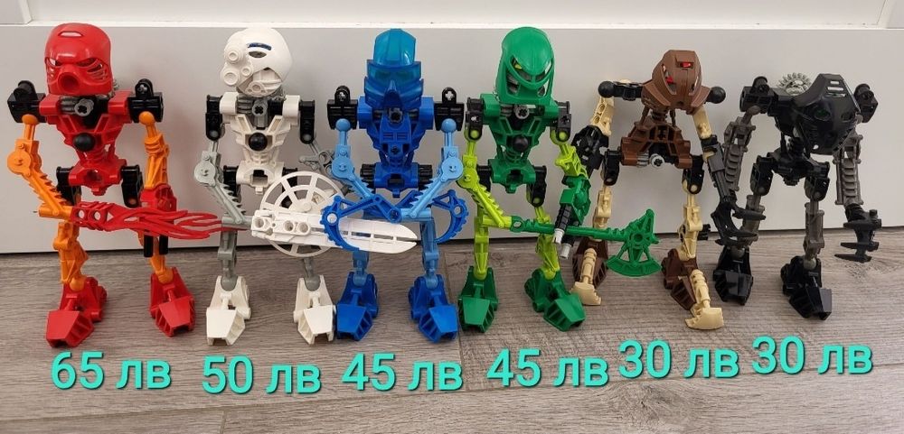 Lego Bionicle Toa, Bohrok, Piraka, Titans, Knights Kingdom, Slizers