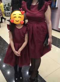 Срочно шикарное платье Мама и дочь