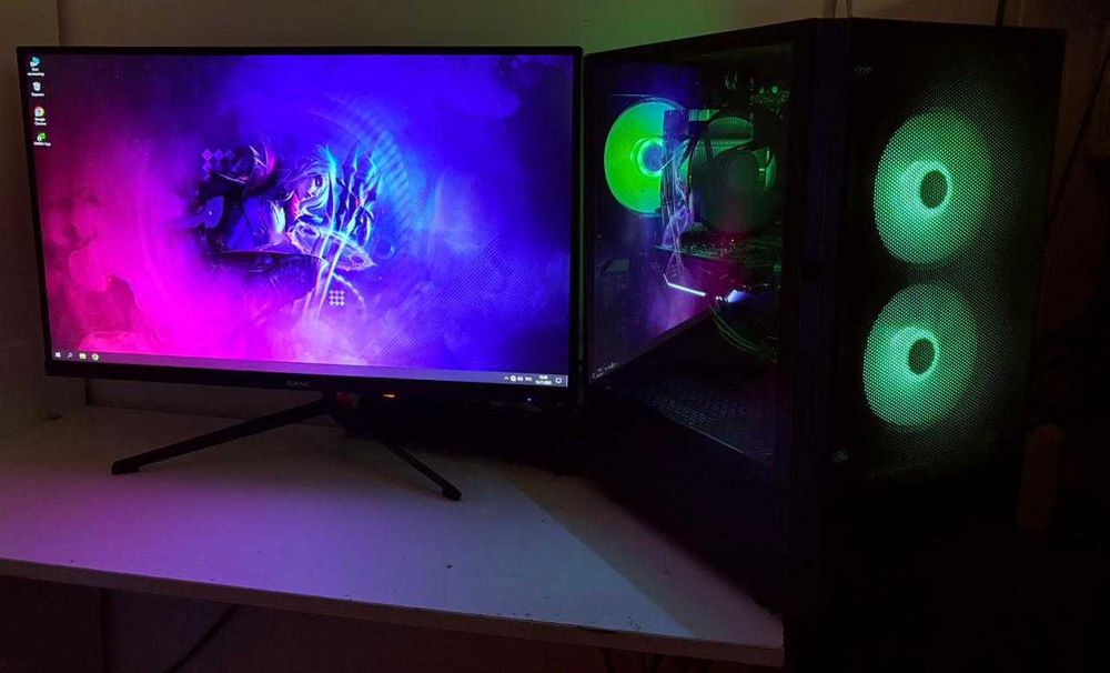 Игровой ПК. i7/GTX1660-6Gb/16Gb/27"монитор165Hz/Гарантия 1Год!