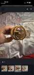 Curea Gucci aurie 100 cm lungime