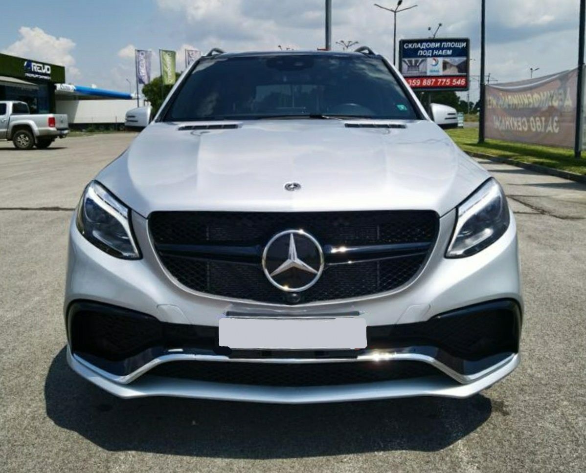 W166 GLE 63 AMG пакет предна броня накрайници дифузьор Mercedes