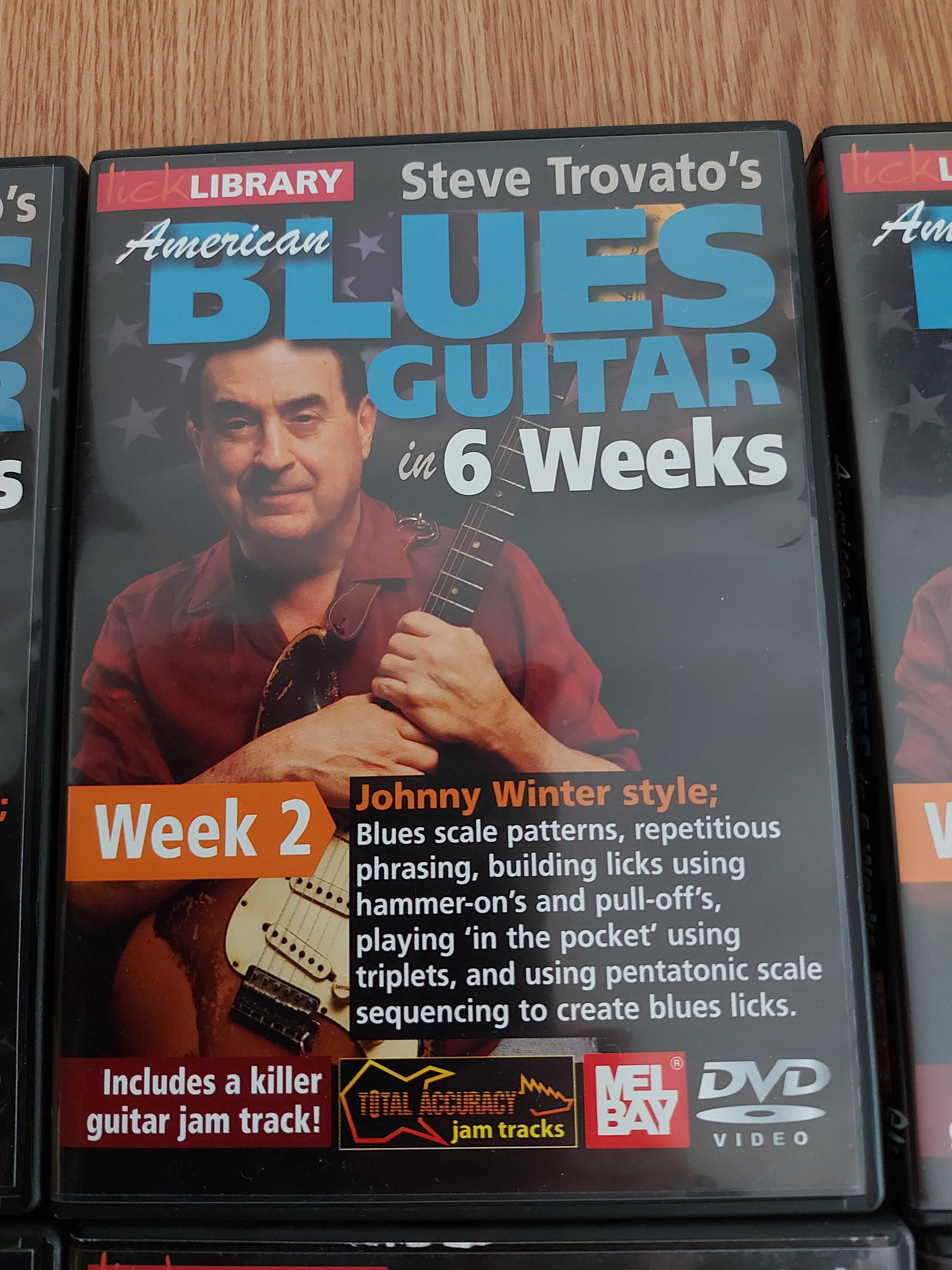 Curs pentru chitara 6 DVD-uri , Stevie Ray Vaughan/ Johnny Winter etc