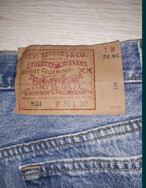 Мужские фирменные джинсы Levi's (США)