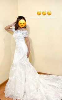 свадебный платье