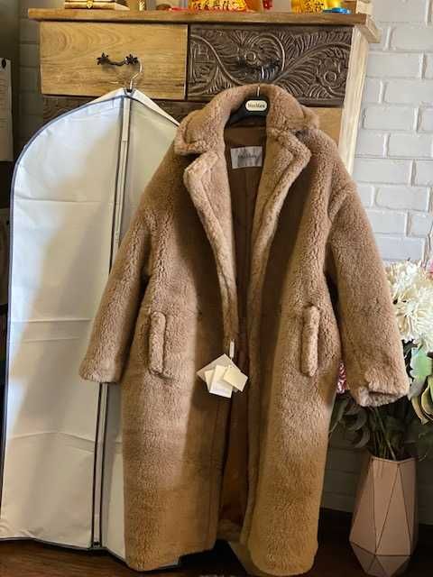 -40%Палто камилска вълна+кашмир* teddy bear max mara Icon coat