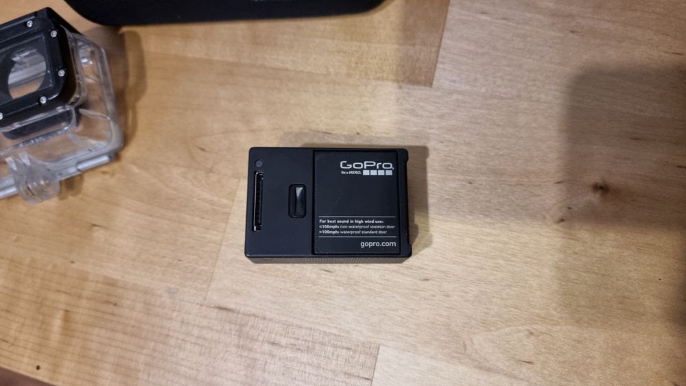 GoPro Hero3+ cu husa transport + husa waterproof