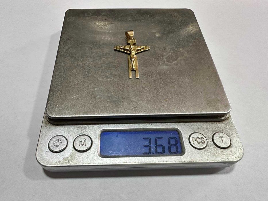 Златен синджир с кръст 14к, 12,17гр