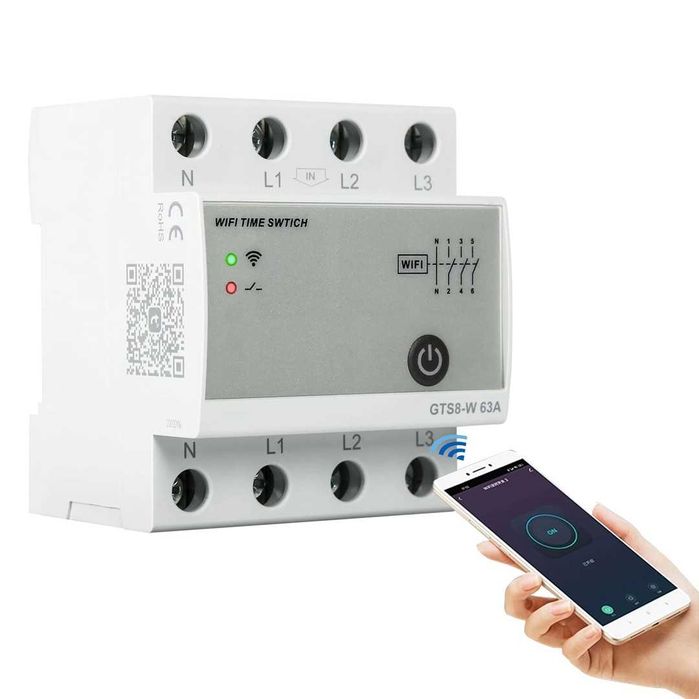 Temporizator  pe șină DIN, temporizator GTS8-W Temporizator