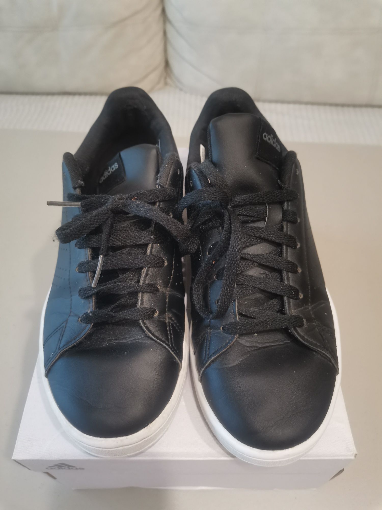Кожени Мъжки маратонки ADIDAS ADVANTAG UK7 /EU 40 2/3 EU
