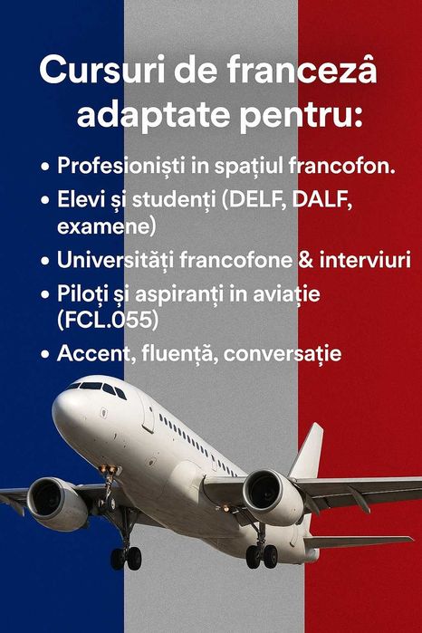 Meditatii de franceză – vorbitor nativ – predau limba lui Molière