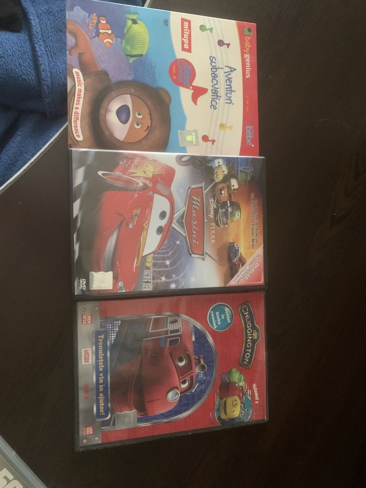 DVD-uri copii Cars,Chuggington,Aventuri