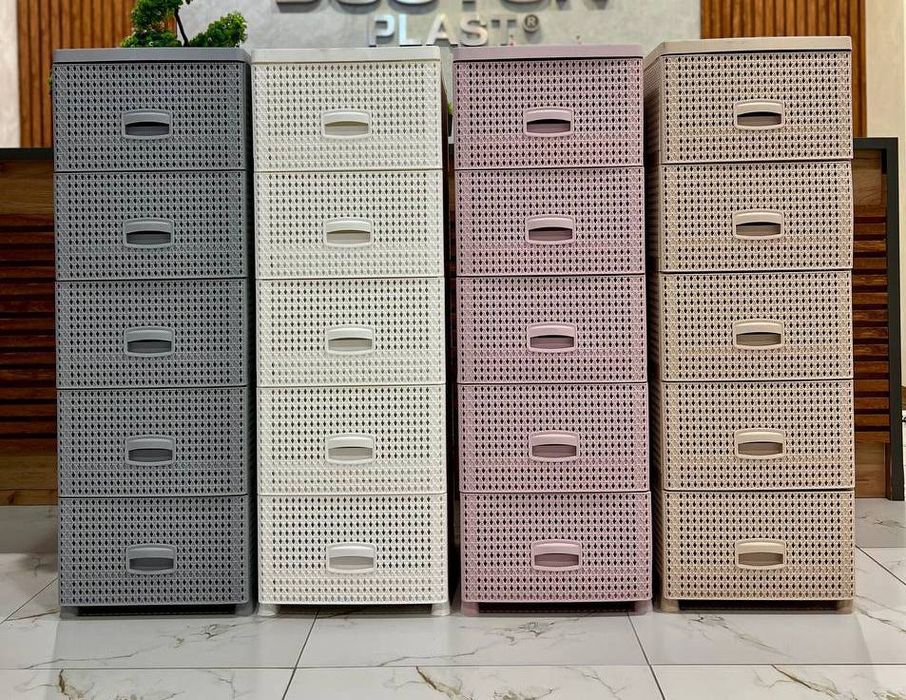 Комод пластиковый 5 этажный