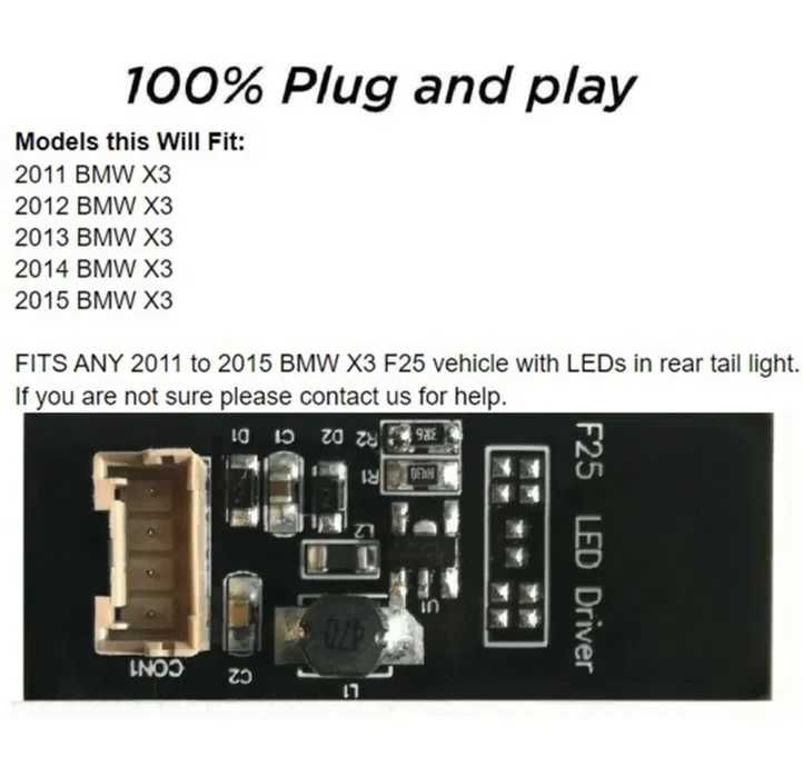 Kit reparație/modul stop Led circuit tripla BMW X3 F25 B003809.2