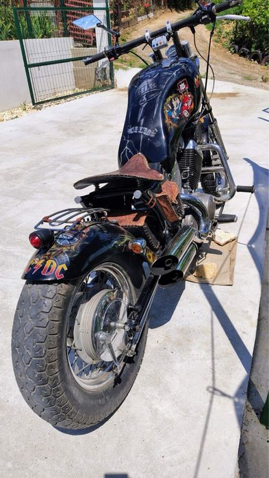 Продавам къстъм мотор Yamaha Virago 400cc. 1999г.