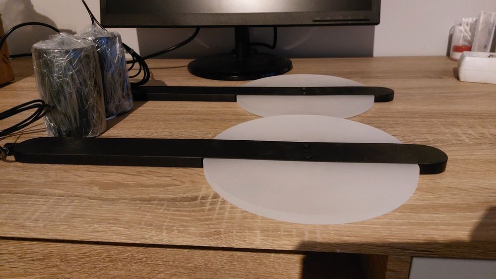 Минималистична лампа висяща лед 2бр - ново