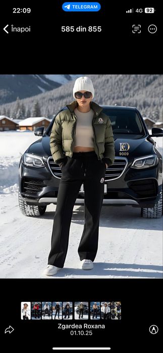 Compleuri cu geaca Moncler