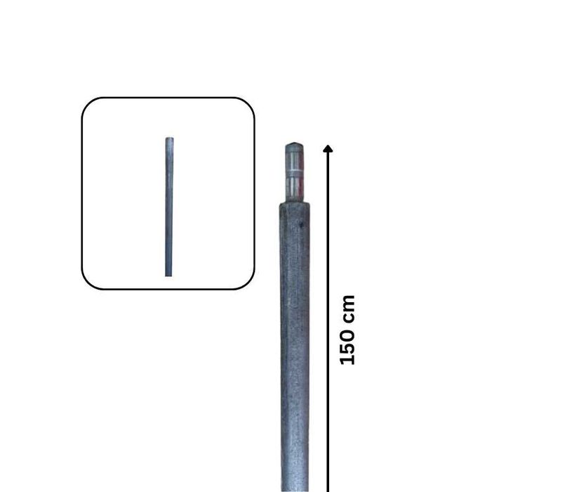 Kit Împământare 6m – Fără Săpături, cu 4 Tije Ø20mm, Clema Vârf Ghidaj