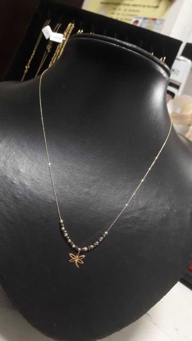 Lant dama. 0.97 grame, 14k .