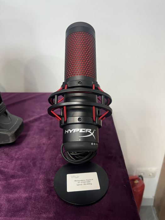 Микрофон HyperX/Tehnoaltyn/рассрочка/КТ: 21-1384