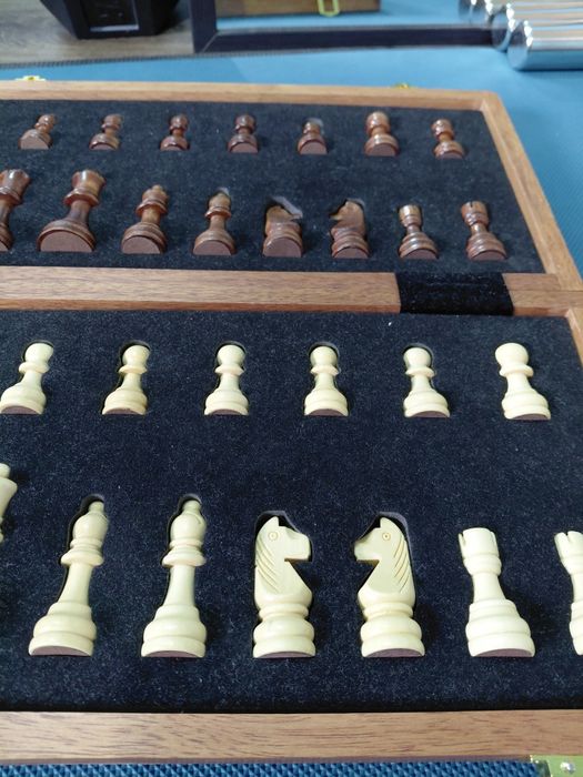 Sah din lemn, nou, 2 regine, design deosebit