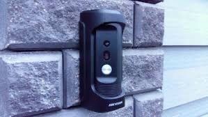 Post videointerfon standalone IP Hikvision, 2MP, accces de pe telefon