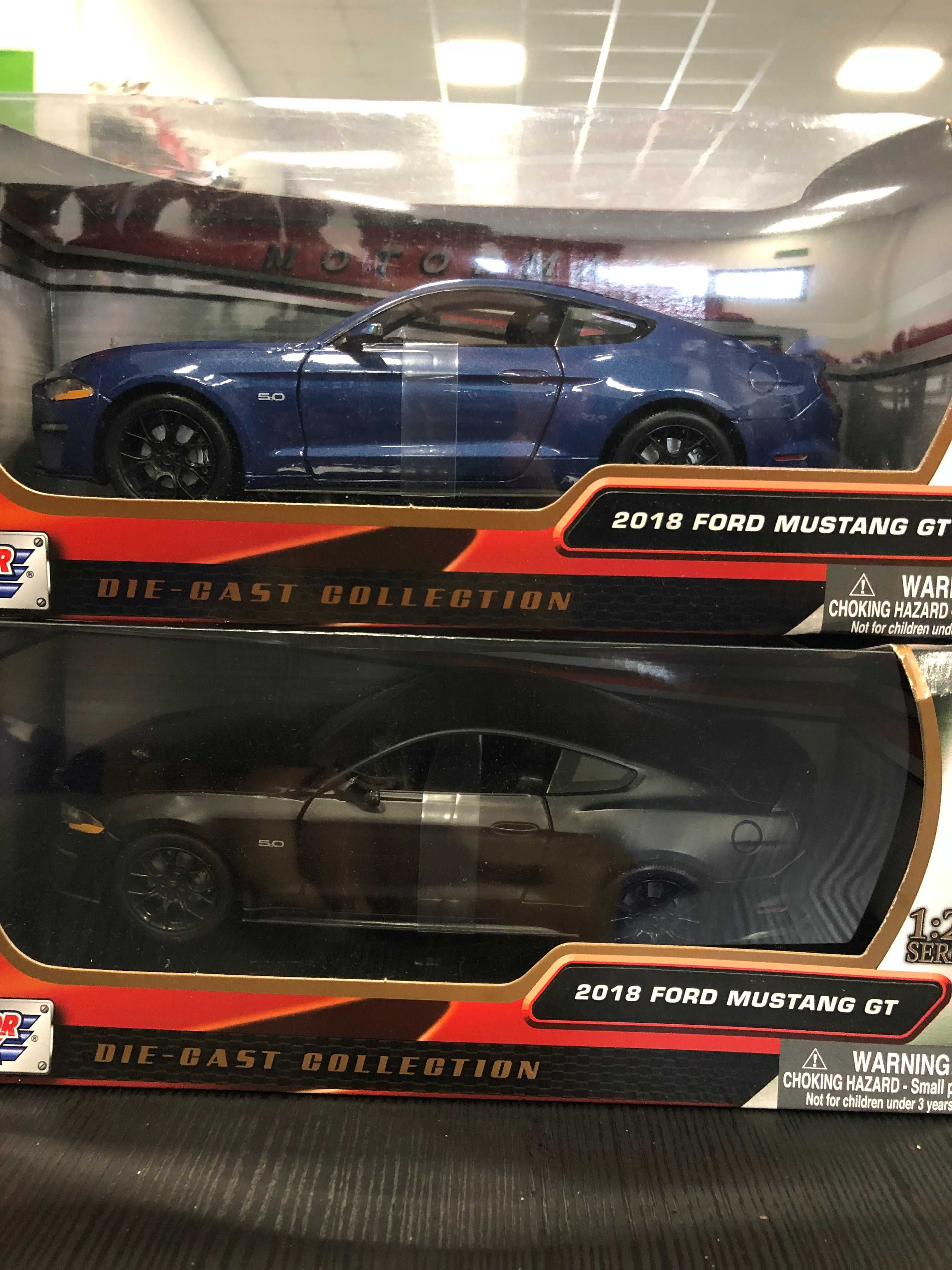 Нова метална колекционерска количка FORD MUSTANG GT 5.0 1:24 MOTORMAX