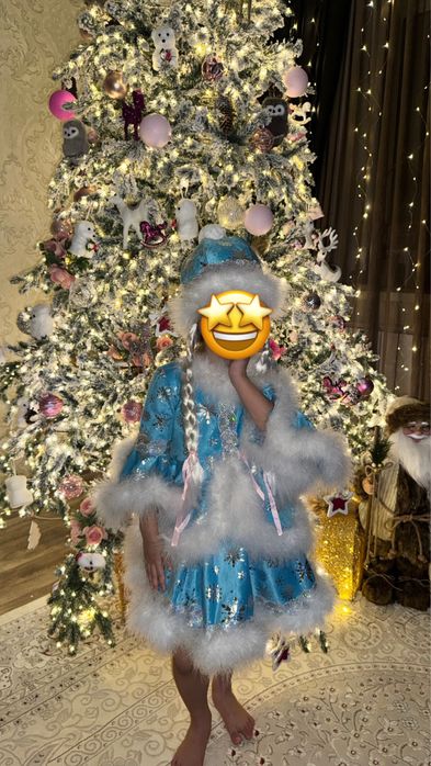 Новогодний костюм снегурочки