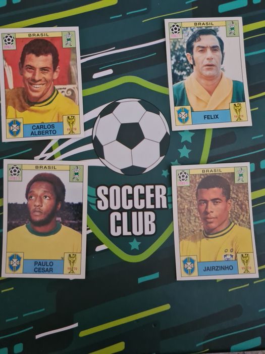 Stickere Panini jucatori celebri Pele Maradona Cruyff