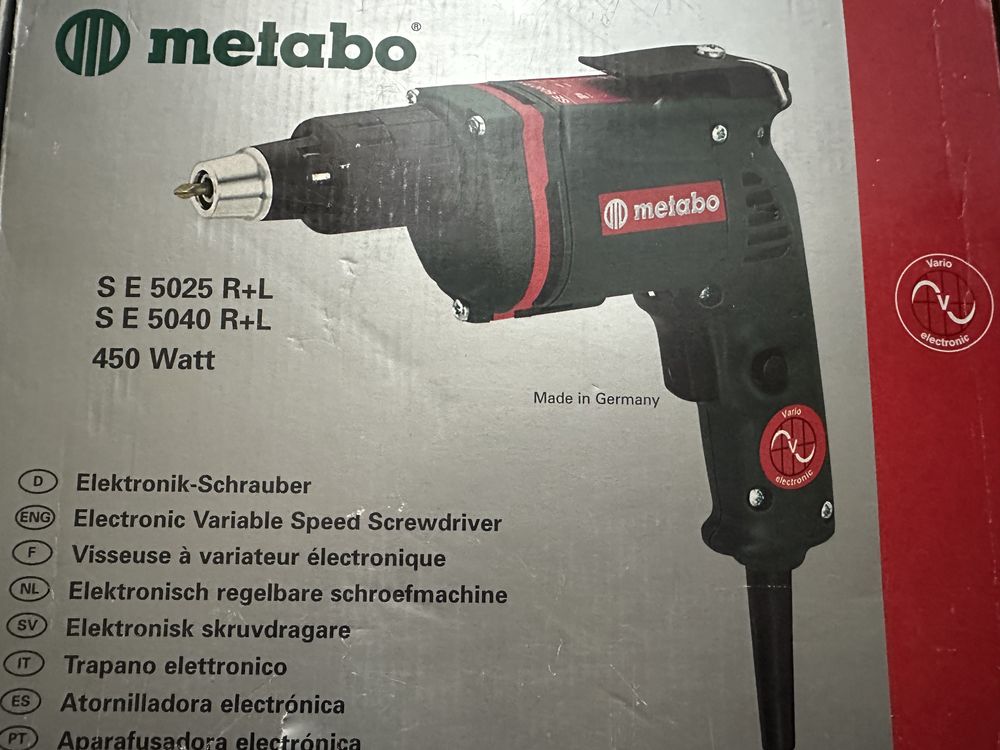 Metabo Noua autofiletanta, masina de insurubat bosch hilti dewalt