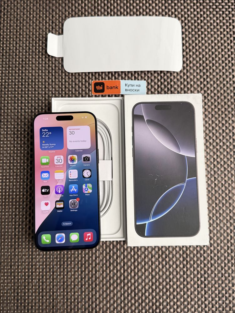 НОВ!512Gb *ЛИЗИНГ* iPhone 16 Pro Max Black Titanium / Гаранция
