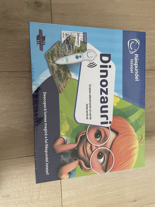 Răspundel Istețel nou , creion împreună  cu cartea dinozauri