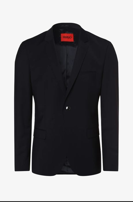 Sacou lână Hugo  Boss Bleumarin nou 56
