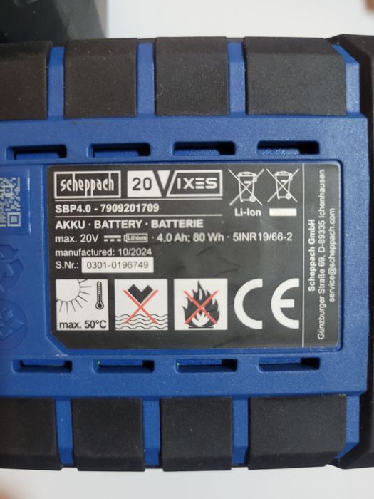 Винтоверт Scheppach 20 волта