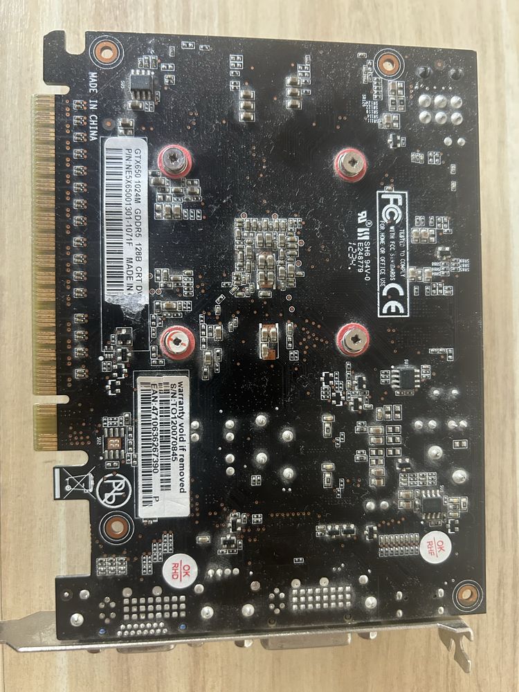 Видиокарта Palit GeForce GTX 650 1GB GDDR5