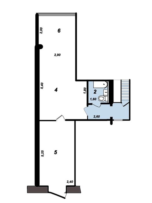 Офис новомосковская 45кв.м. Цокаль