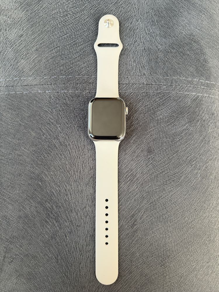 Apple Watch 7 45mm GPS + Cellular Stainless Steel