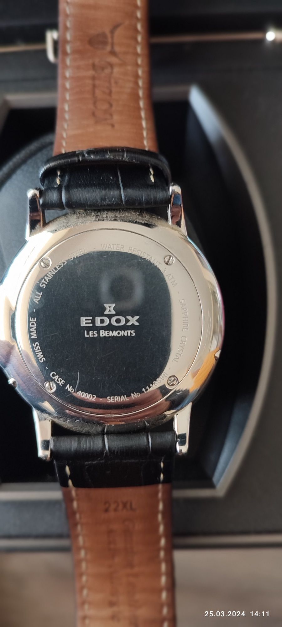 Edox Les Bemonts Multifunction Moon Phase