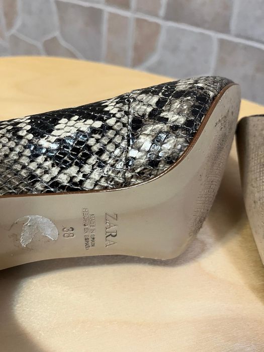 Ghete dama piele naturală mas 37 ZARA