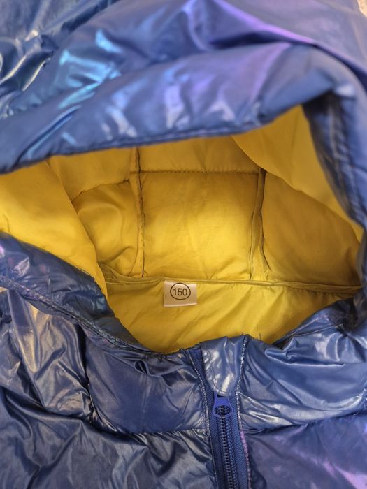 Geaca unisex curcubeu metalizata