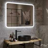 Зеркало с освещением  для туалета и ванной комнаты