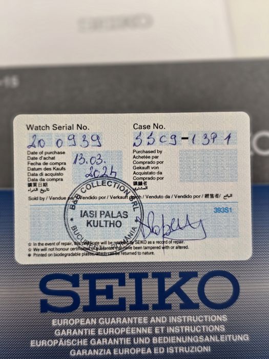 Seiko Prospex Speedtimer Solar Chronograph -NOU- full set acte KULTHO