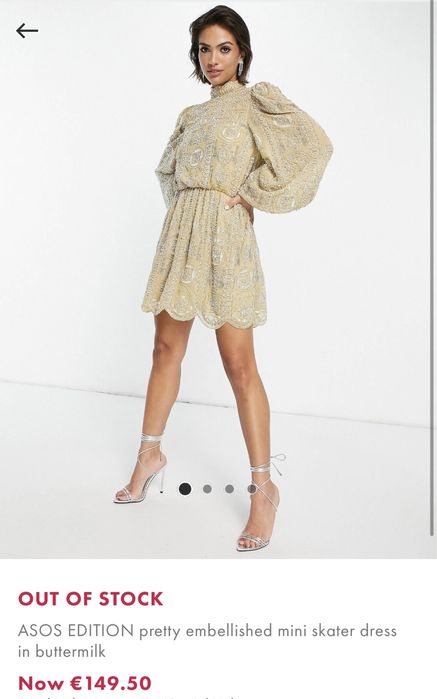 Rochie de seara Asos stralucitoare