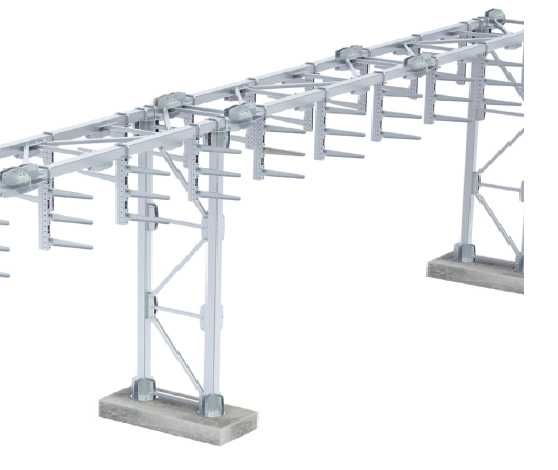 Эстакада трубопроводов, Қувурлар эстакадаси, 管道栈桥 Pipeline overpass