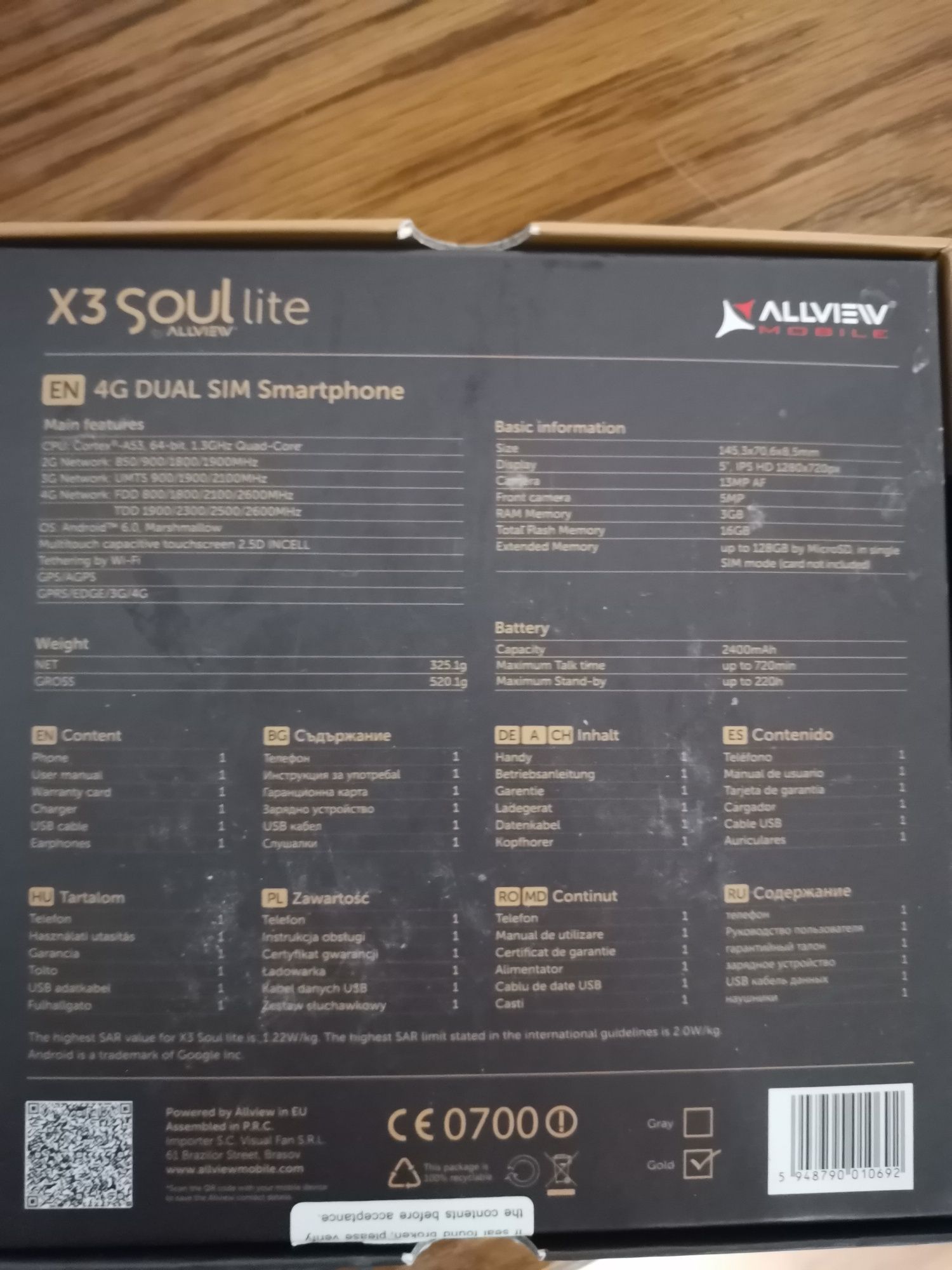 Telefon Allview x3soullite