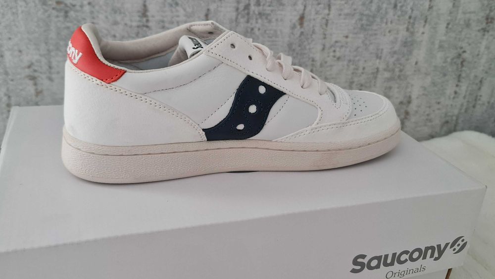 SAUCONY JAZZ ALB - marimea 40 - piele naturata - PREMIUM