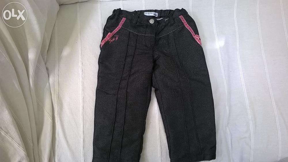 Pantaloni blugi trussardi baby fetite 2 ani